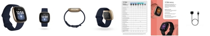 Fitbit Versa 3 Midnight Blue Strap Smart Watch 39mm